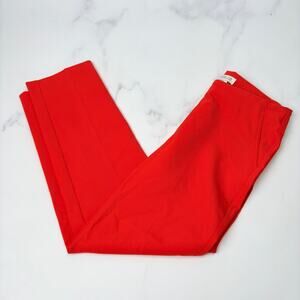 Rachel Zoe Vibrant Red Hi-Rise Slim Leg Pull On Dress Pants – Size 6 – Like New!